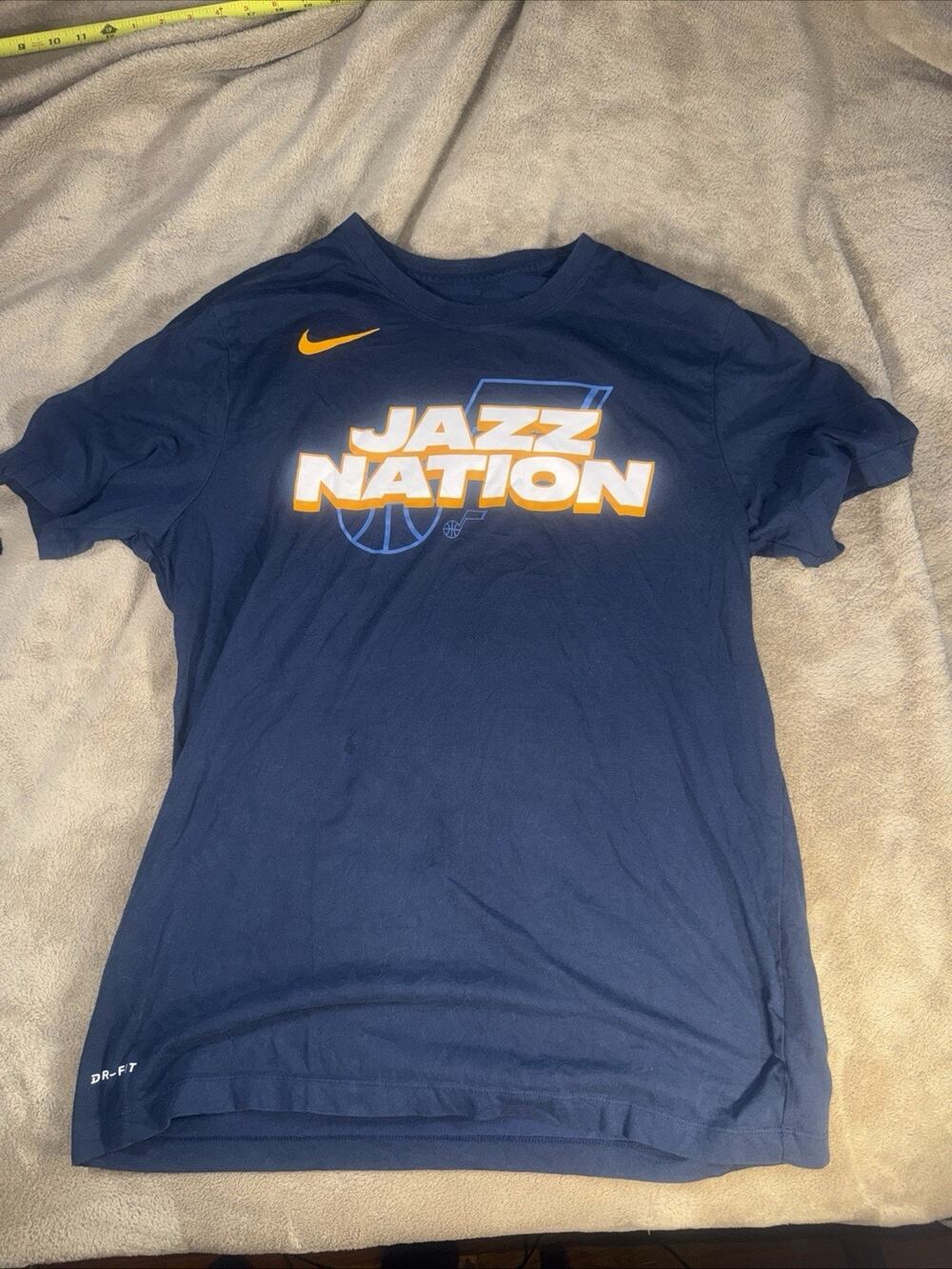 Nike Dri Fit Utah Jazz T Shirt Men's Large Jazz Nation